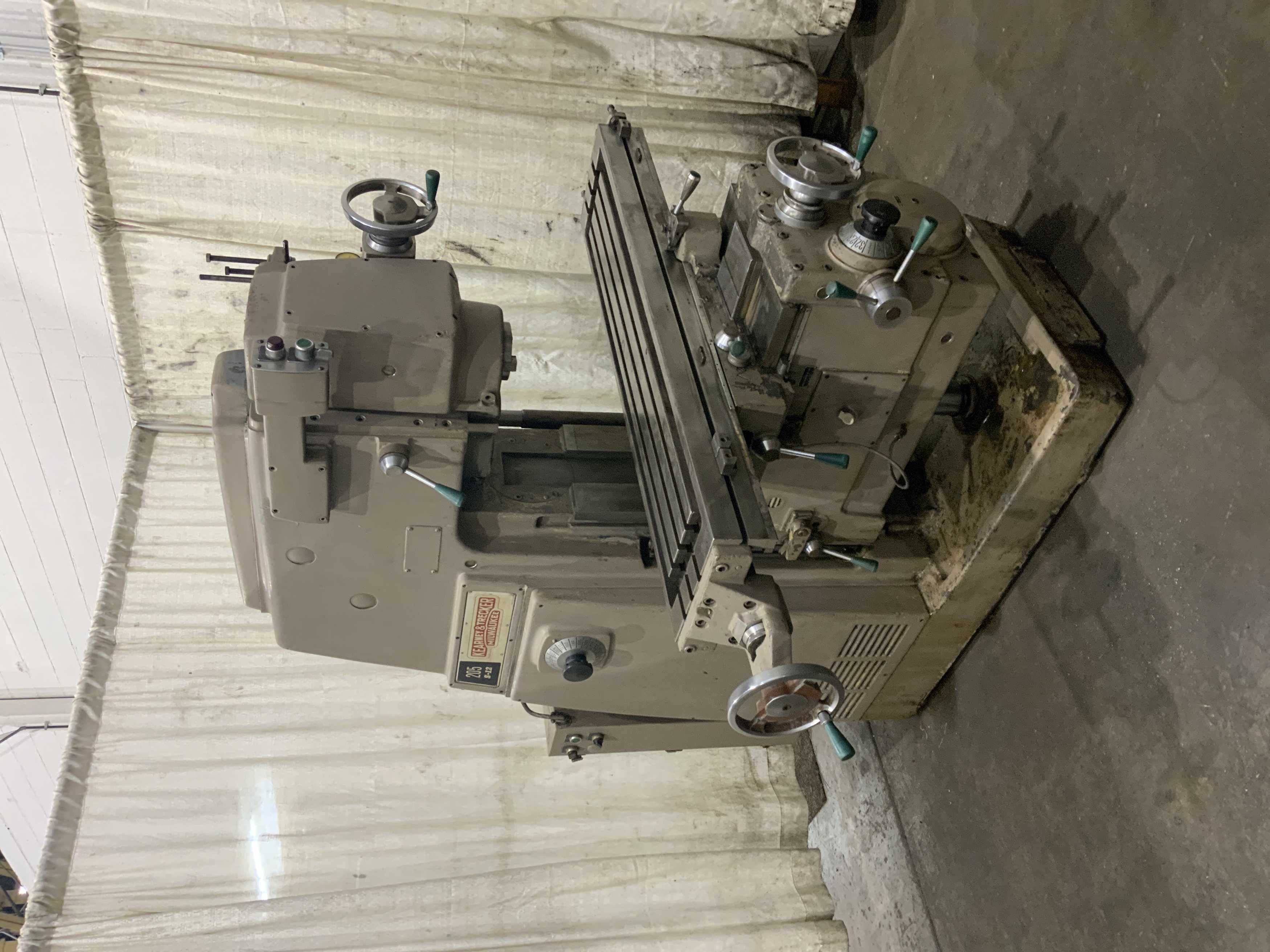 KEARNEY & TRECKER MODEL #205 S12 VERTICAL MILL: STOCK #79475 | eBay
